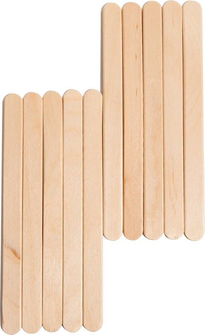 Corona Body Spatulas Wax Applicator, Waxing wooden stick spatula - 100pcs