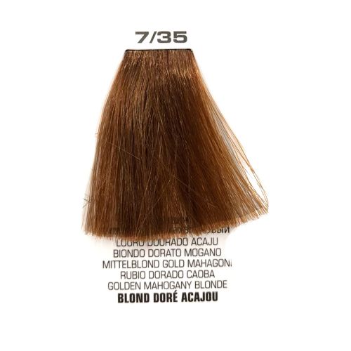Buy Fauvert Professionnel Gyptis Prestige Argent Hair Color, Hair dye -  7/35 Mahogany Golden Blonde, 100 ml- France