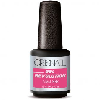 Crisnail Gel Revolution Gel Polish, Glam Pink Gel Nail Polish-15ml 