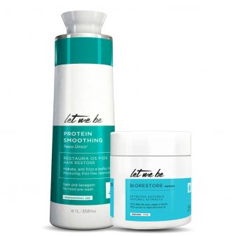 Let Me Be Protein Smoothing Treatment and Biorestore mask