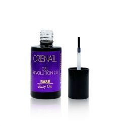 Crisnail Gel Revolution Base coat for Gel polish, BASE 2.0 Easy on, 15ml 