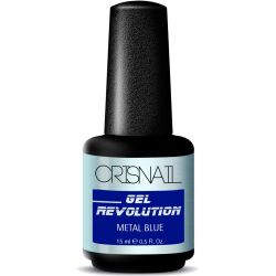 Crisnail Gel Revolution Gel Polish, Metal Blue Gel Nail Polish-15ml 
