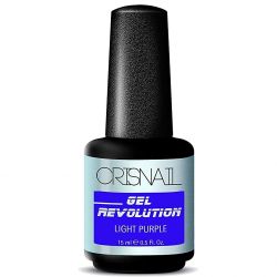 Crisnail Gel Revolution Gel Polish, Light Purple Gel Nail Polish-15ml