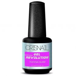 Crisnail Gel Revolution Gel Polish, Fuchsia Glam Gel Nail Polish-15ml 