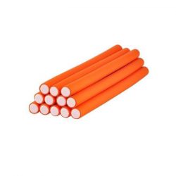 Orange Long Flexible Twist-flexible Hair Roller soft foam- 12pc