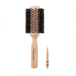Premex 3039-2 Blowout Round Hair Brush, Beige/Black