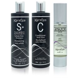 Sulfate Free Shampoo, Anti Frizz conditioner & Serum